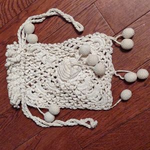 Vintage crocheted purse